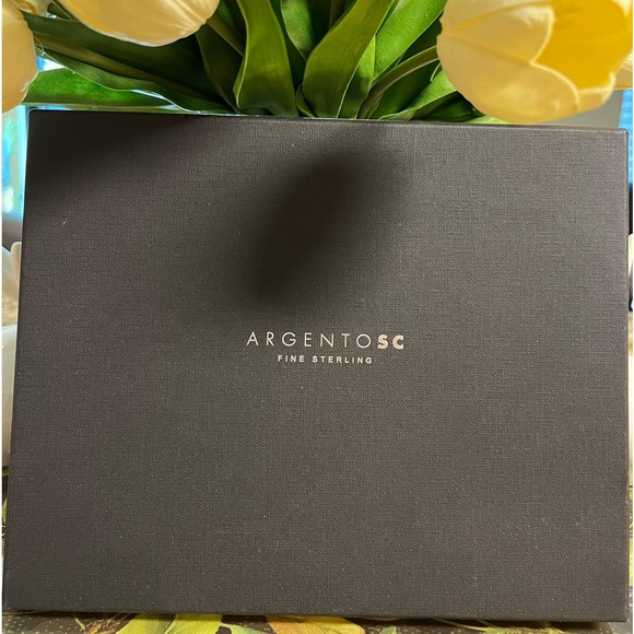 ARGENTO SC - Sterling Silver Hammered Frame - 5 x 7 Made in Italy - Picture 6 of 8